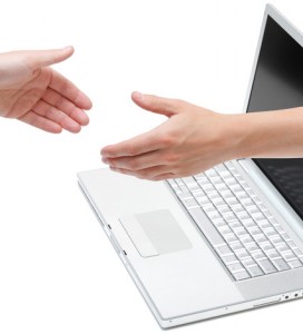 Online handshake